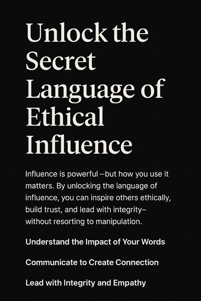 Unlock the Secret Language of Ethical Influence — Leadership and Communication